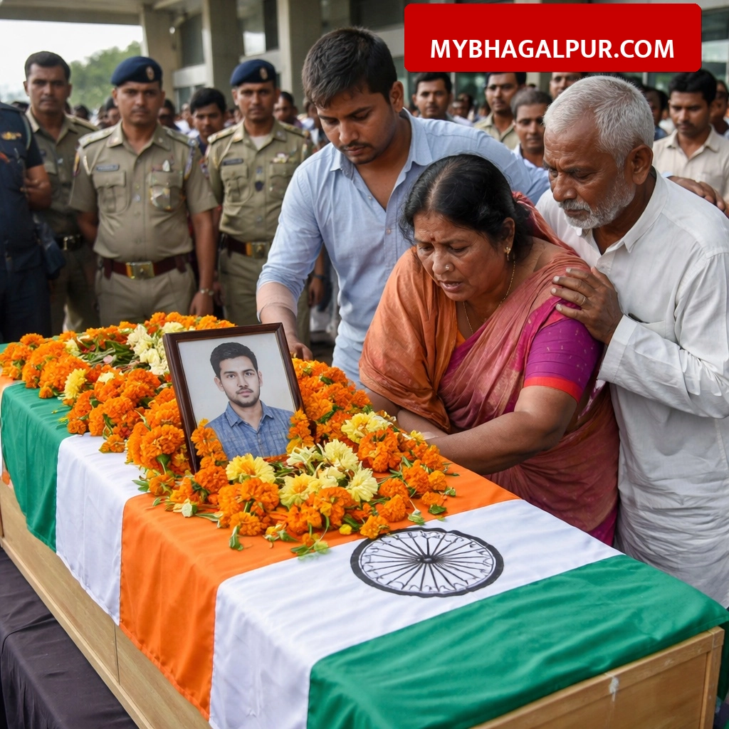 भागलपुर के इंजीनियर का पार्थिव शरीर पहुंचा पटना, ईरान हमले में हुई थी मौत, पैतृक गांव में होगा अंतिम संस्कार