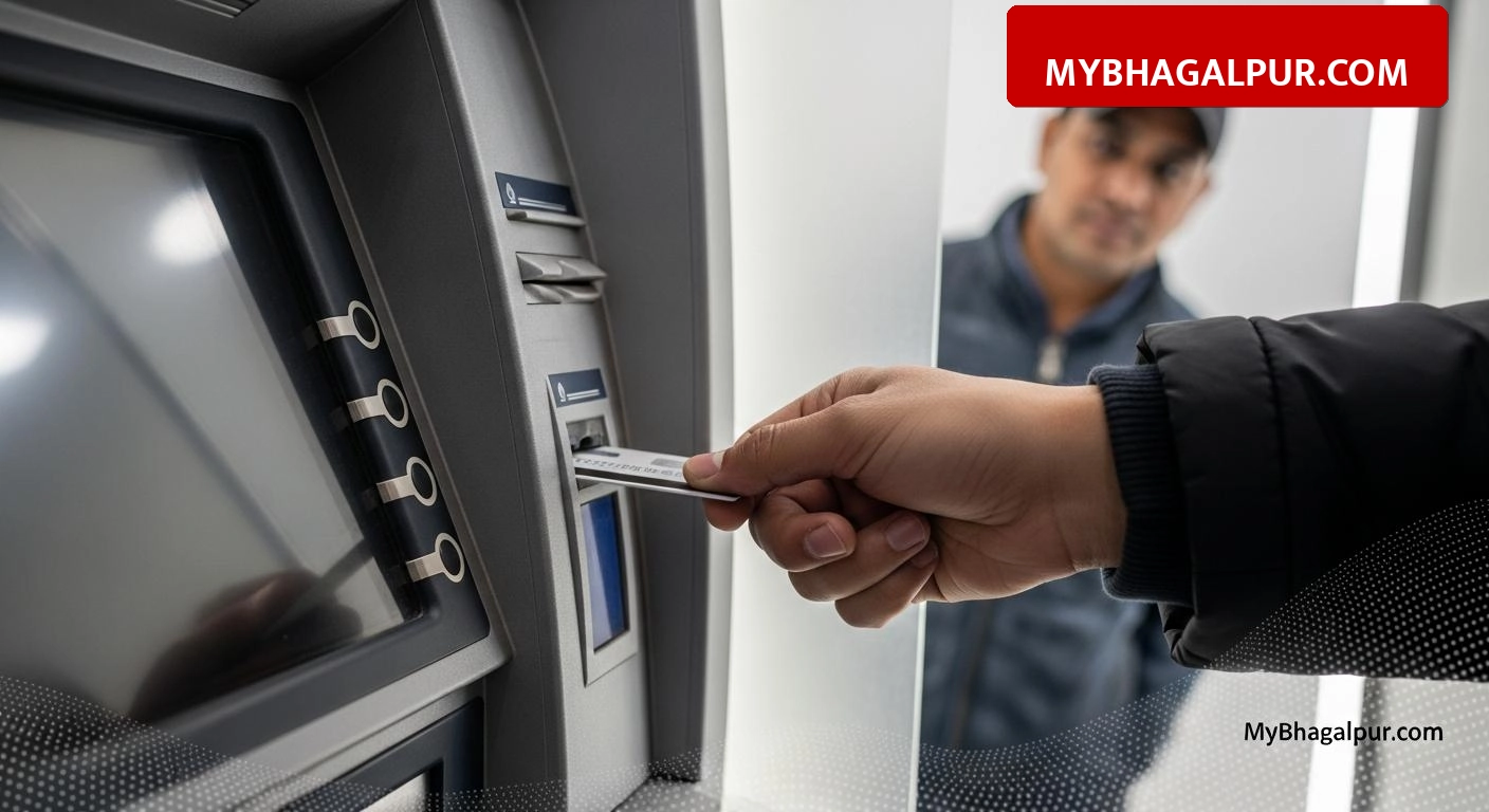 भागलपुर में मदद के बहाने ATM बदलकर 1 लाख की ठगी, बैंक ने पुलिस को सौंपे CCTV फुटेज