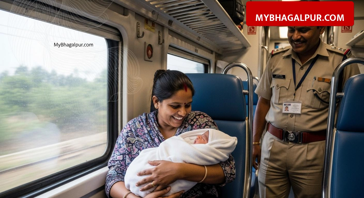 Magadh Express में महिला ने दिया बच्चे को जन्म, खुश होकर रेलवे अधिकारी ने नाम रखा ‘बाहुबली’