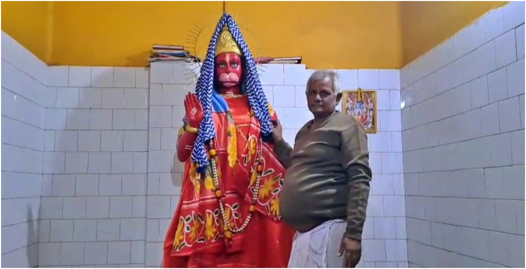 बिहार में ठंडी लहर, मुंगेर के मंदिरों में देवताओं को स्वेटर और कंबल पहनाए गए
