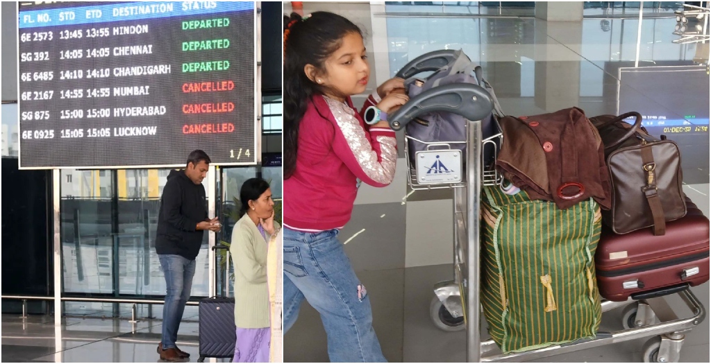 पटना एयरपोर्ट पर 36 उड़ानें रद्द, यात्रियों में हड़कंप, IndiGo की सेवाएं प्रभावित
