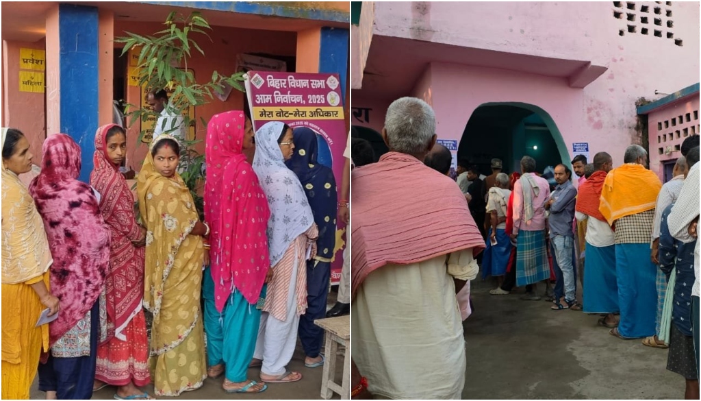 बिहार चुनाव: पहले चरण में पटना में मतदाता turnout 23.71%, बेगूसराई ने 30.37% के साथ किया नेतृत्व