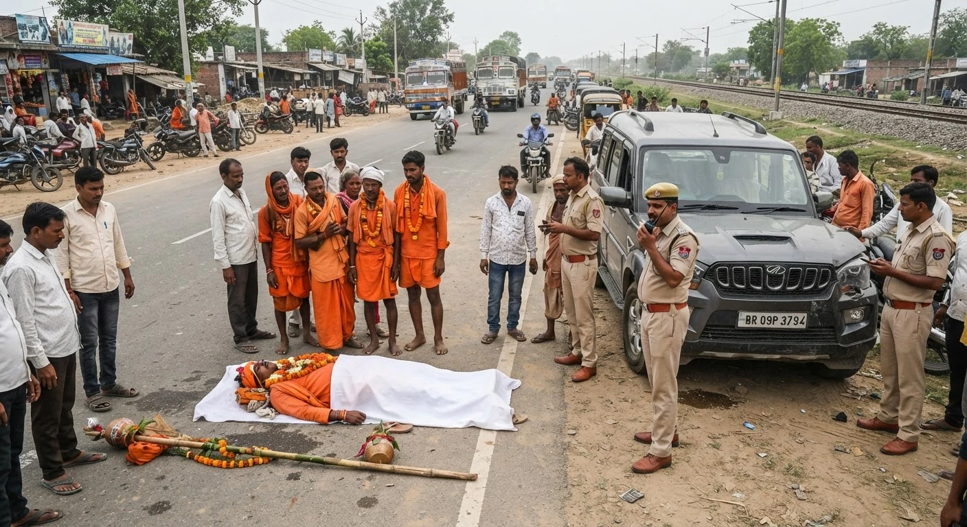 खगड़िया: बाबाधाम जा रहे कांवरिये की सड़क हादसे में दर्दनाक मौत, परिवार में मचा कोहराम