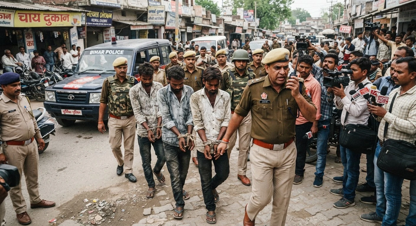 पूर्णिया: पार्षद के बेटे की हत्या के लिए दी गई थी 6 लाख की सुपारी, 4 अपराधी गिरफ्तार