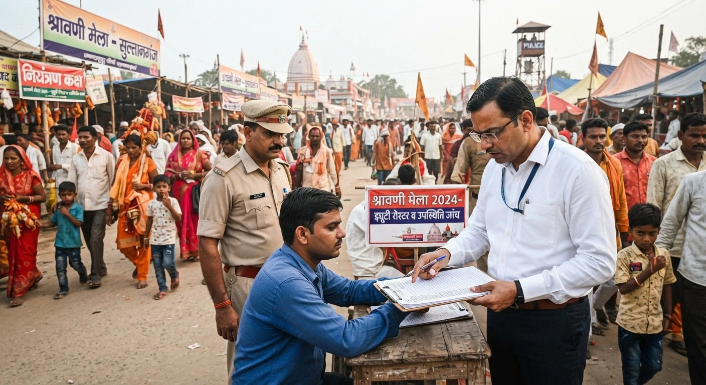 श्रावणी मेला: ड्यूटी से गायब मिले 18 अधिकारी और कर्मी, DM ने थमाया शो-कॉज नोटिस