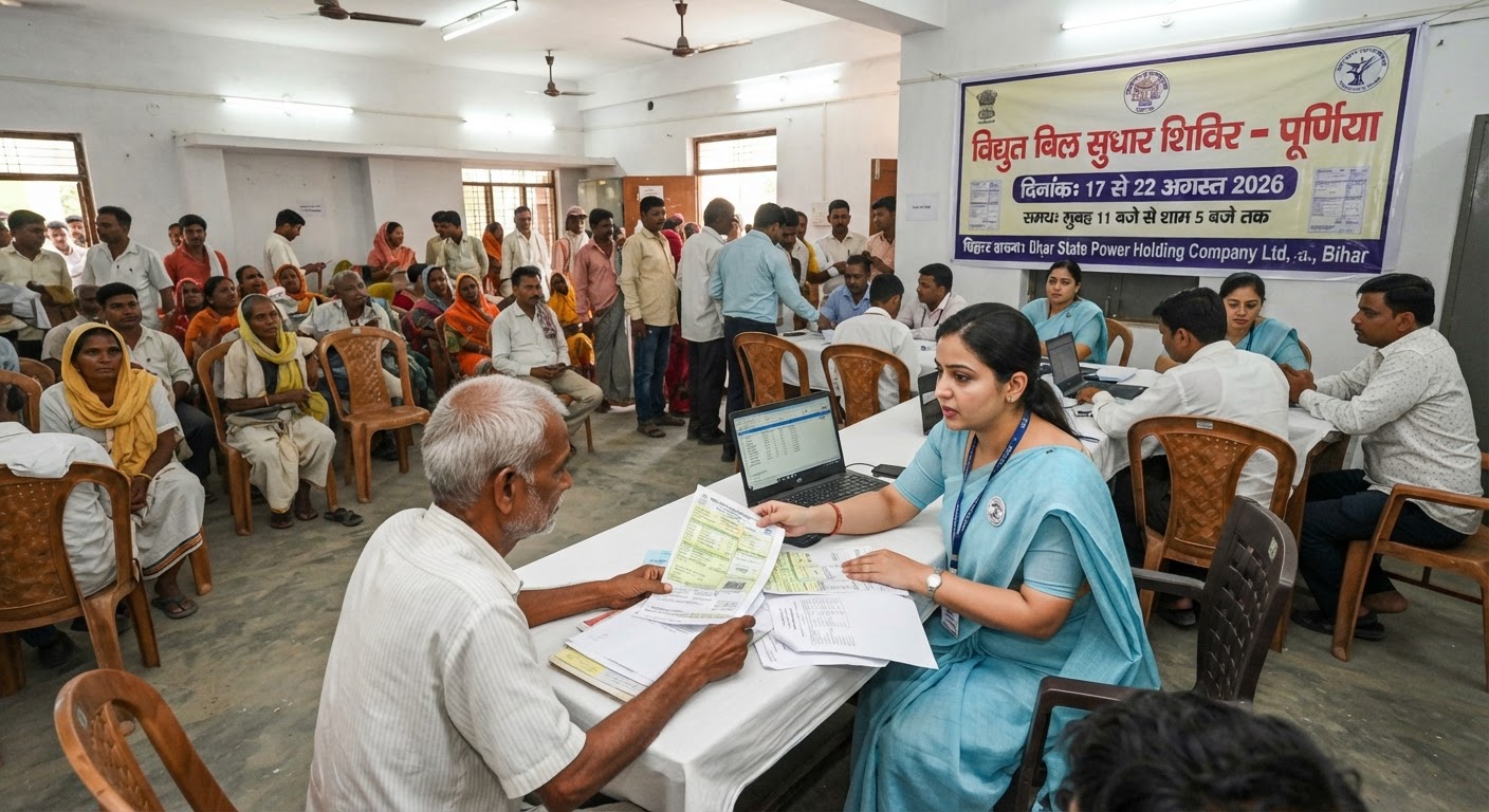 बिजली बिल की समस्या से हैं परेशान? पूर्णिया में लगे विशेष कैंप में तुरंत पाएं समाधान!