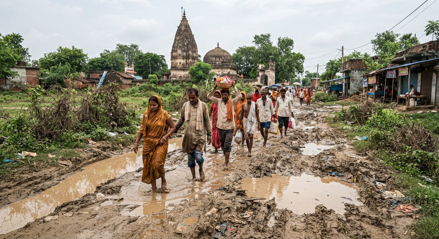 सावधान! सोना खल शिव मंदिर जाने वाली सड़क हुई बदहाल, श्रद्धालुओं को हो रही भारी परेशानी