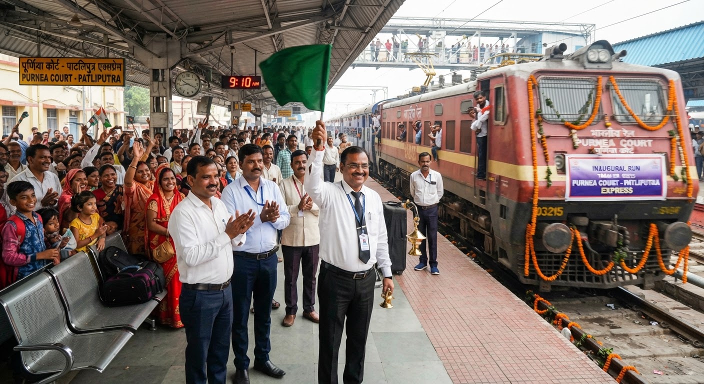 बड़ी खुशखबरी! पूर्णिया कोर्ट से पाटलिपुत्र ट्रेन सेवा शुरू, अब पटना जाना हुआ और भी आसान