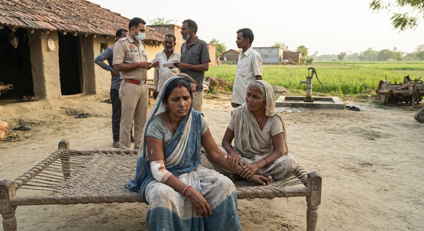 गिधौर में सिंचाई विवाद ने लिया खौफनाक मोड़: महिला की बेरहमी से पिटाई, हालत गंभीर