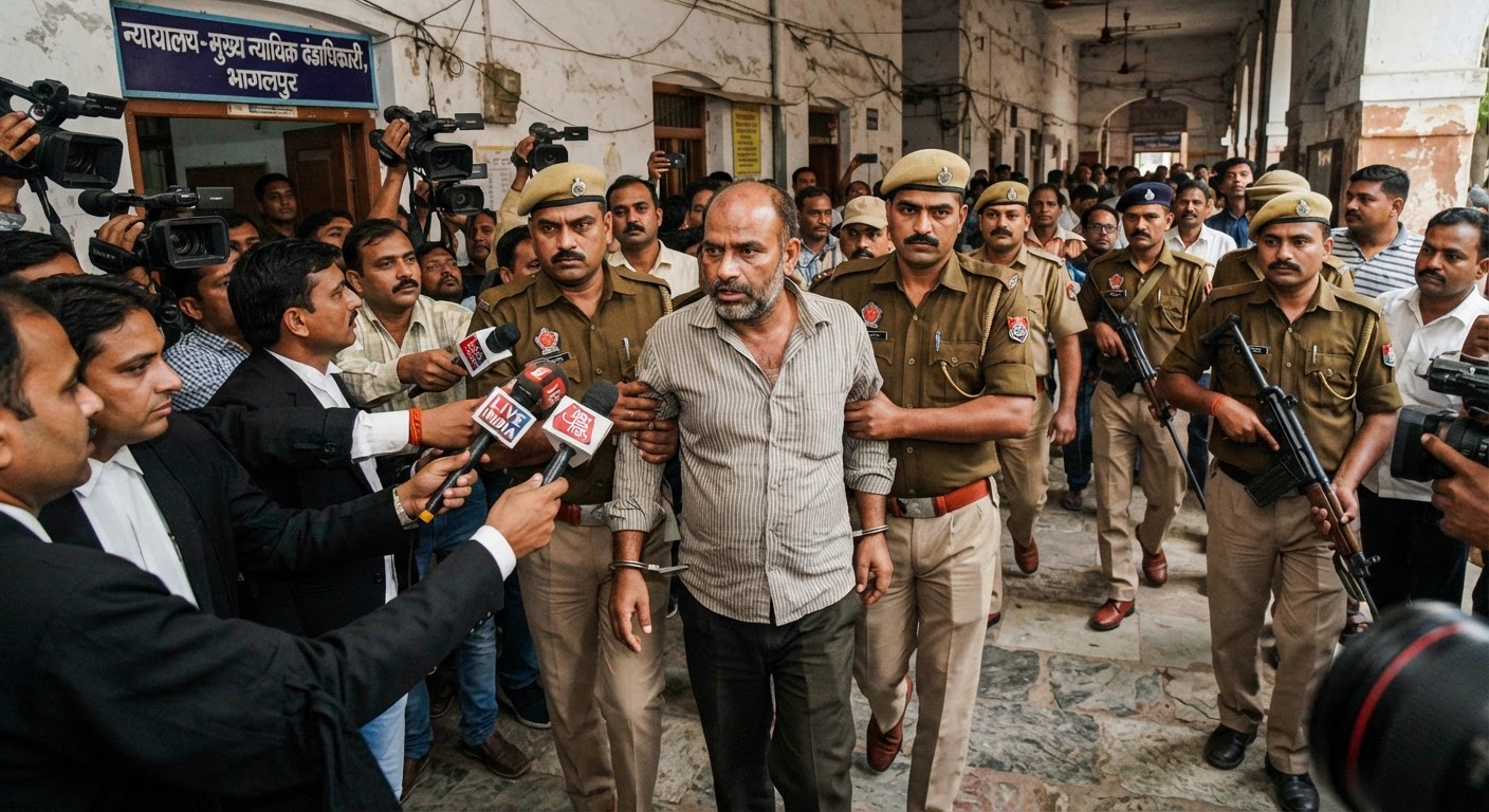 बड़ी खबर: रंगदारी केस में कुख्यात अजय मिश्रा ने भागलपुर कोर्ट में किया सरेंडर, भेजे गए जेल