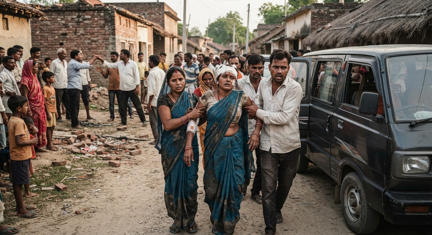 अररिया में आपसी विवाद में खूनी संघर्ष, महिला गंभीर रूप से घायल