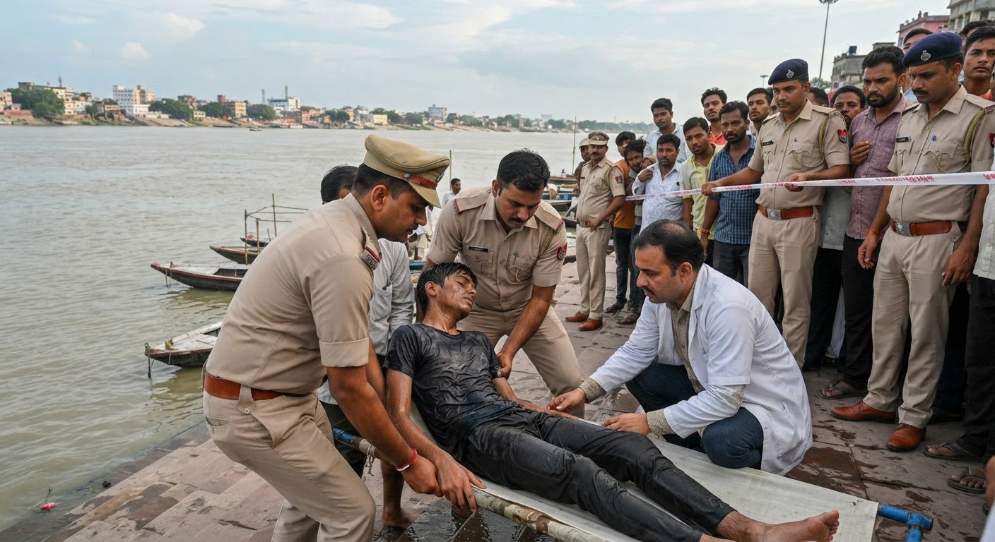 भागलपुर में दर्दनाक हादसा: SM कॉलेज घाट पर डूबा 17 साल का किशोर, मौत