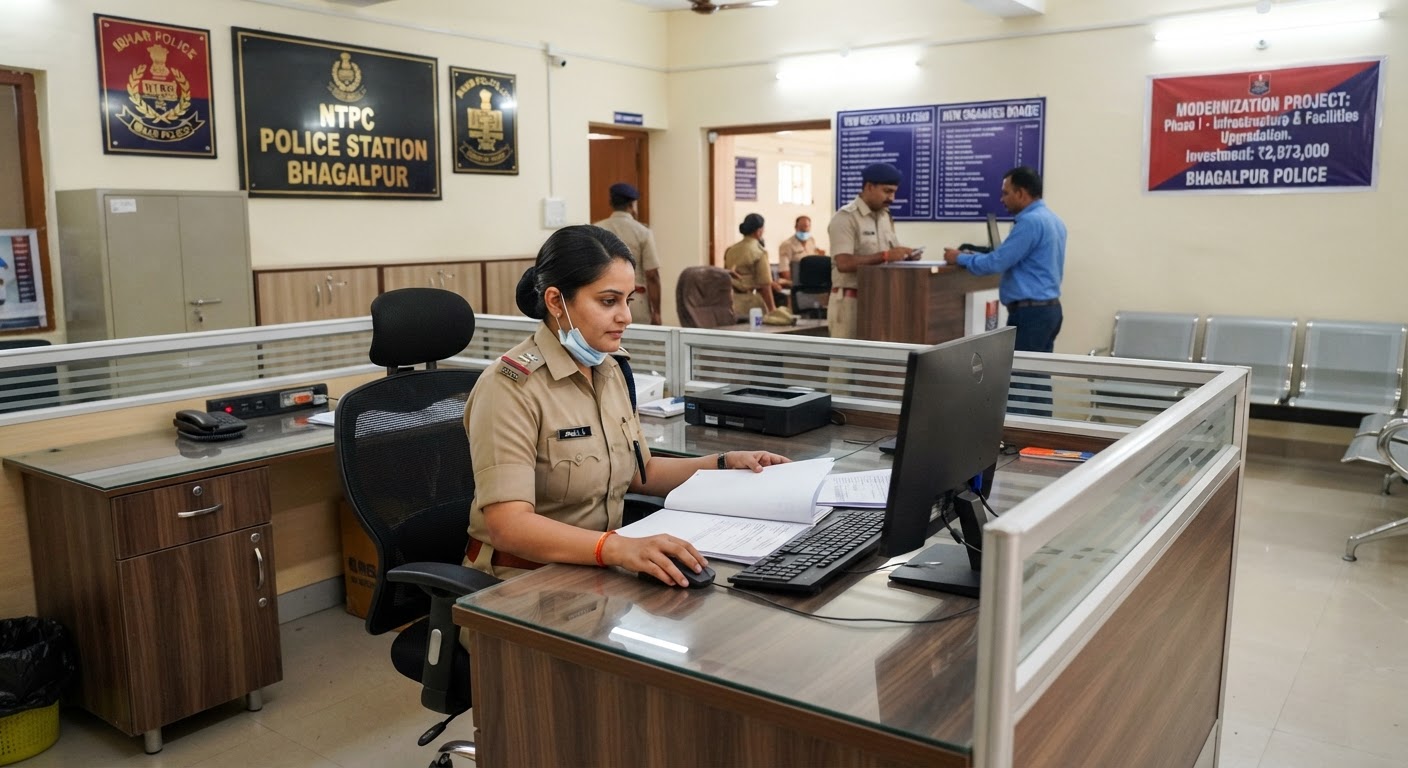 बड़ी खबर: अब हाईटेक होगा भागलपुर का NTPC थाना, करोड़ों खर्च कर बदलेगी सूरत!