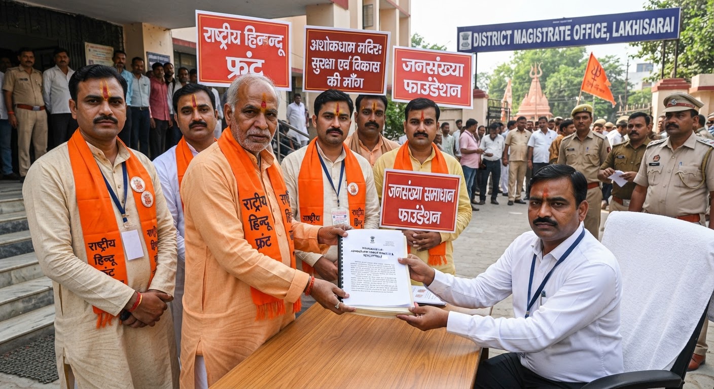 बड़ी मांग: अशोकधाम मंदिर की सुरक्षा और विकास के लिए पीएम को भेजा गया ज्ञापन