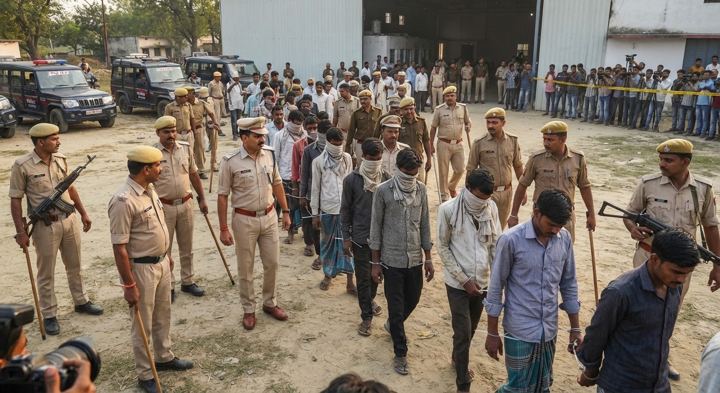 कटिहार पुलिस की बड़ी कार्रवाई, अपराध और शराब के मामलों में 108 लोग गिरफ्तार