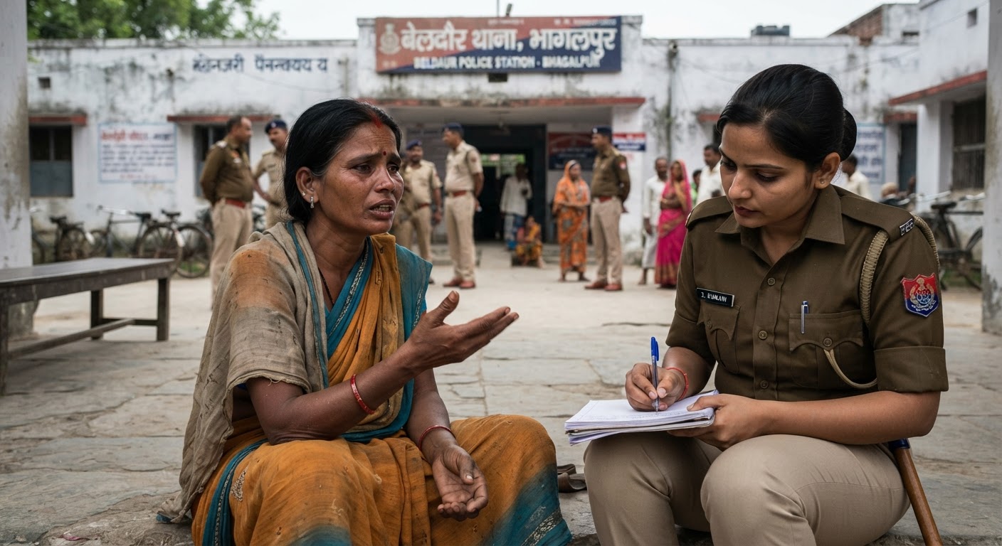 भागलपुर में टेंट के पैसे को लेकर खूनी संघर्ष, महिला के साथ मारपीट और लूट