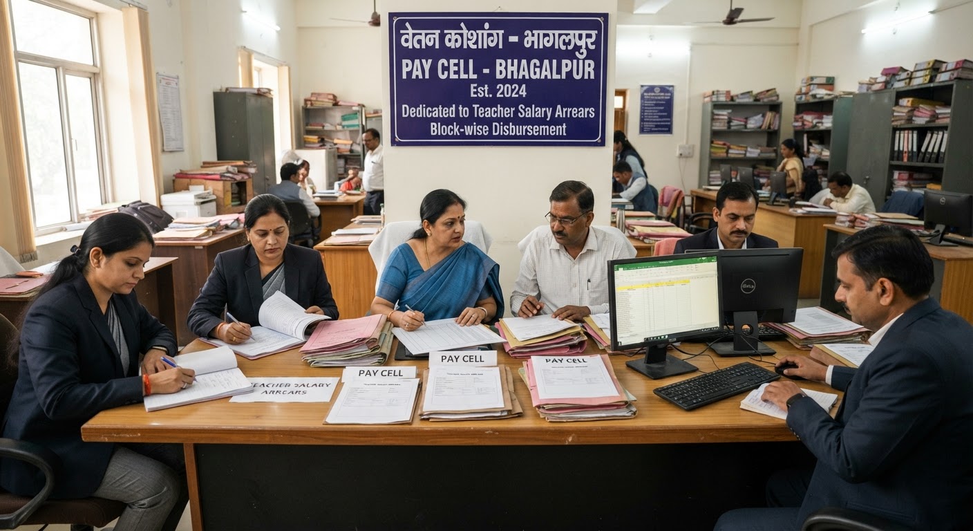 भागलपुर में शिक्षकों का बकाया वेतन जल्द मिलेगा, बना छह सदस्यीय वेतन कोषांग