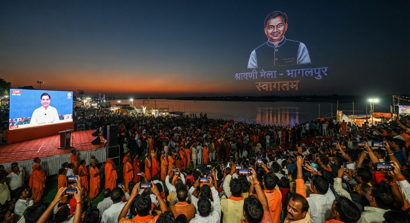 श्रावणी मेला में होगा अद्भुत ड्रोन शो, सम्राट चौधरी देंगे ऑनलाइन हाजिरी