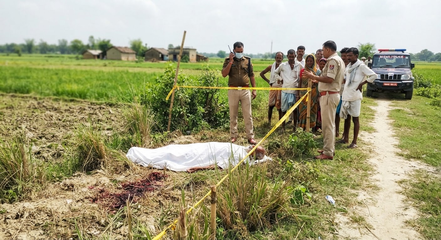 पूर्णिया में बड़ा खुलासा! खगहा के पास मिला अज्ञात बुजुर्ग का शव