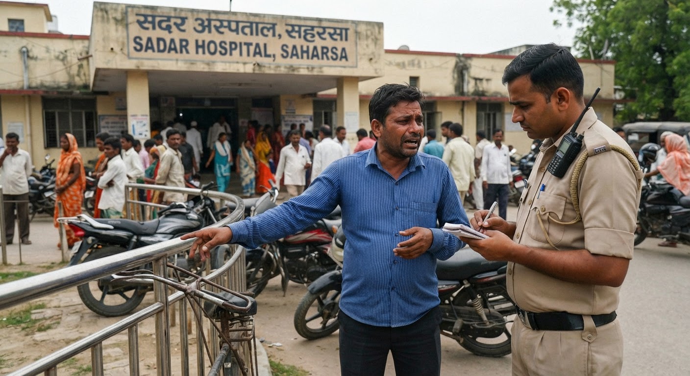 सहरसा सदर अस्पताल में चोरी की घटनाओं से हड़कंप
