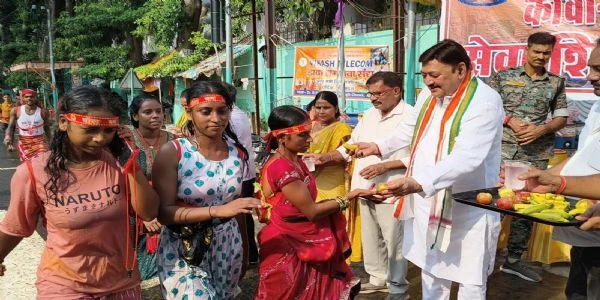 भागलपुर में पूर्व विधायक अजीत शर्मा ने लगाया कांवरिया सेवा शिविर