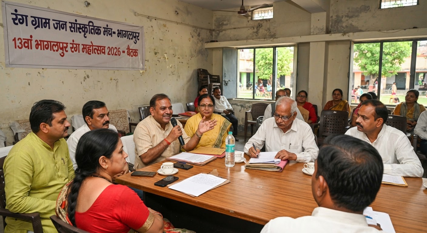 भागलपुर रंग महोत्सव 2026: दिसंबर में सजेगा लोक कला और संस्कृति का शानदार मंच