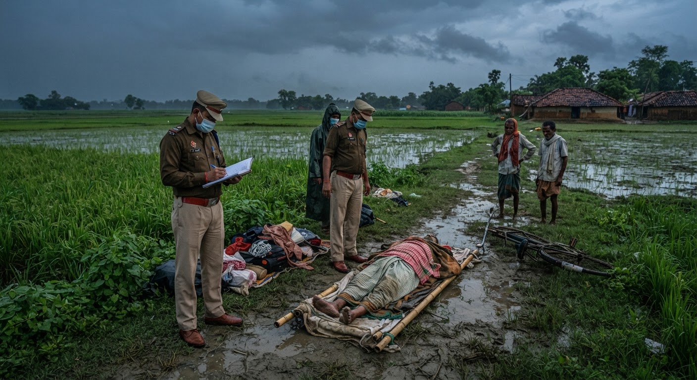 भागलपुर में बड़ा हादसा! खेत में खाद डाल रहे किसान की वज्रपात से मौत