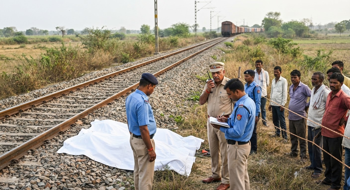 जमुई के पास ट्रेन से गिरे भाई-बहन की दर्दनाक मौत