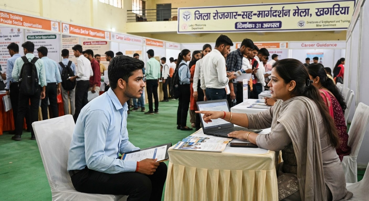 खगड़िया में 31 अगस्त को लगेगा रोजगार मेला, युवाओं के लिए सुनहरा मौका