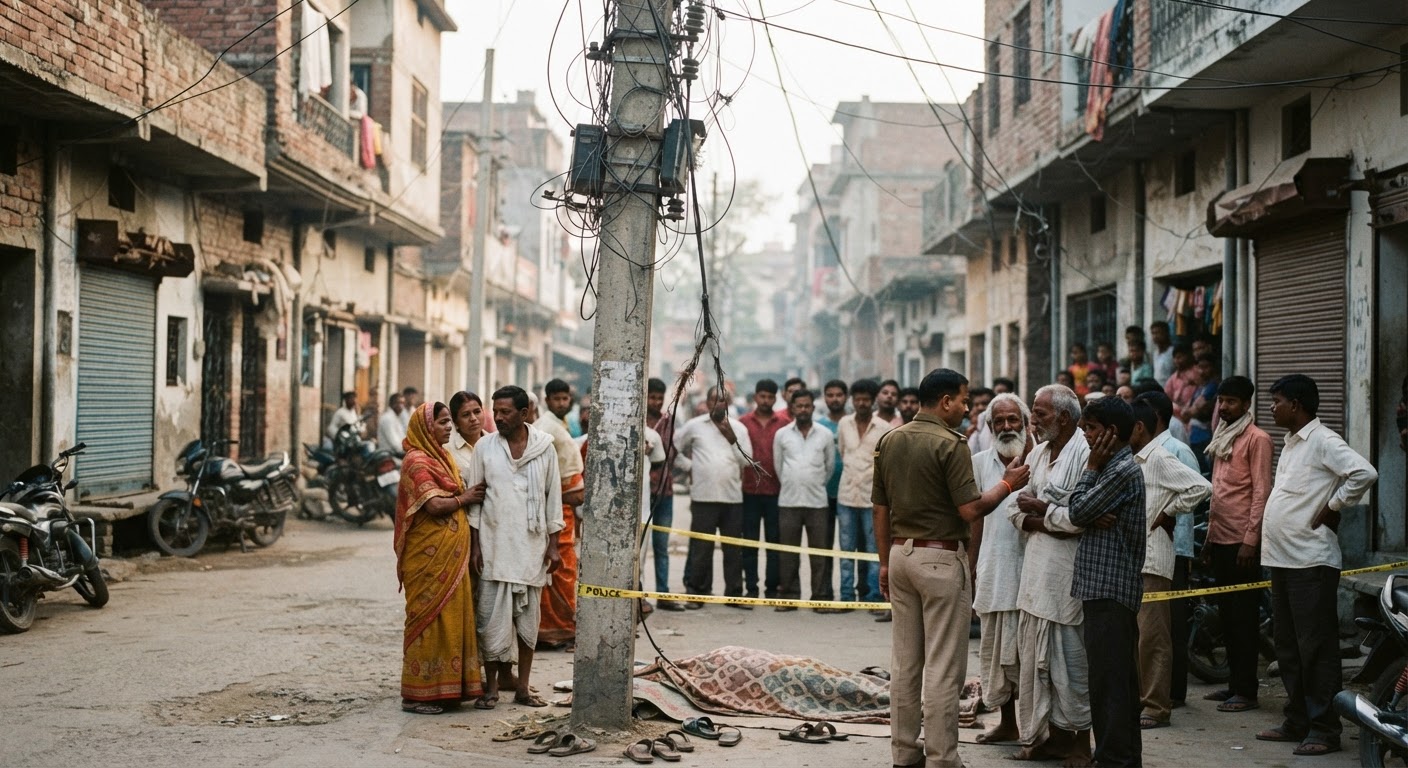 खगड़िया में बड़ा हादसा, करंट लगने से 53 साल के व्यक्ति की मौत