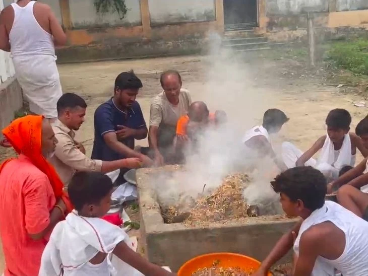भागलपुर के धरमार गांव में शान से संपन्न हुई तीन दिवसीय पारंपरिक श्रावणी पूजा