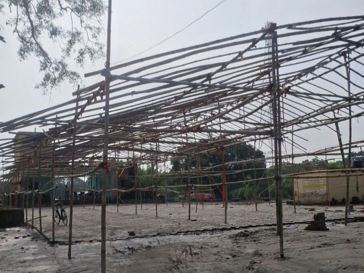 नारायणपुर हनुमान मंदिर में श्रीकृष्ण जन्माष्टमी मेला की तैयारियां शुरू
