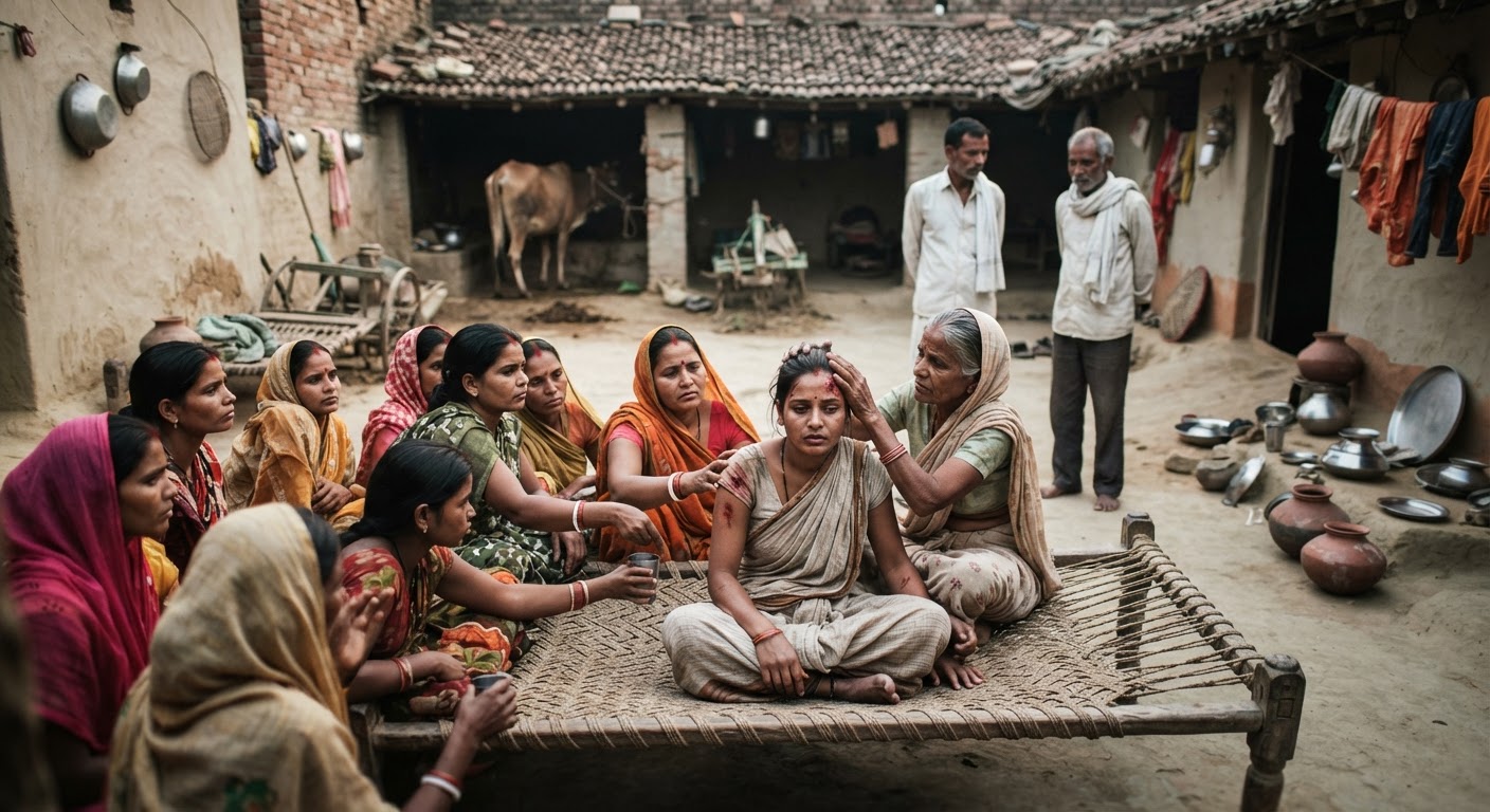 चौंकाने वाली खबर: अररिया में घरेलू विवाद के दौरान महिला गंभीर रूप से घायल