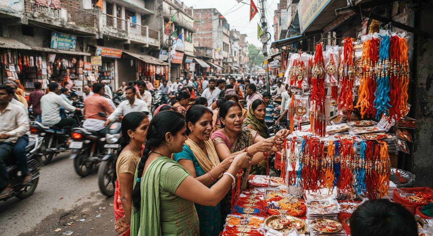 खुशखबरी: सिमरी बख्तियारपुर में रक्षाबंधन पर बाजारों में उमड़ी भारी भीड़