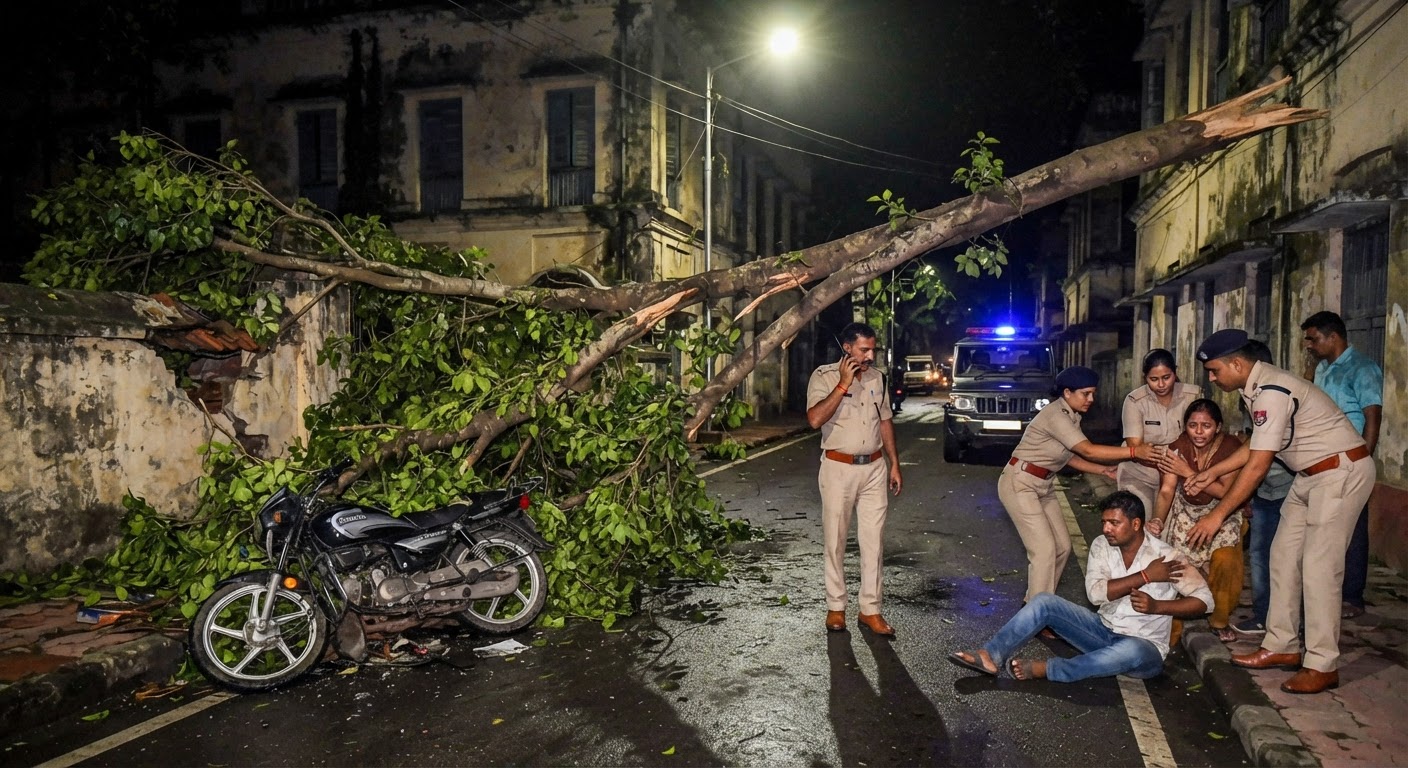 बड़ी खबर: भागलपुर में पेड़ की डाली गिरने से बाइक सवार दंपती गंभीर रूप से घायल