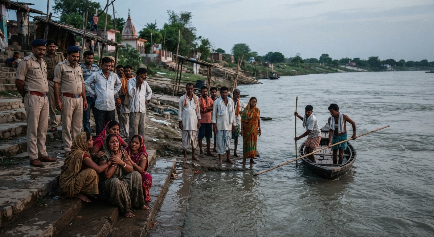 दर्दनाक हादसा! भागलपुर में गंगा नदी में नहाने के दौरान 13 साल के बच्चे की डूबने से मौत