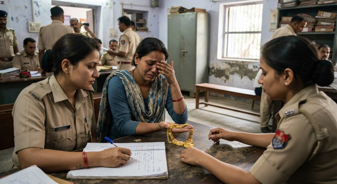 भागलपुर में बड़ा धोखा: नकली सोने का हार देकर महिला से ठगे 5 लाख रुपये