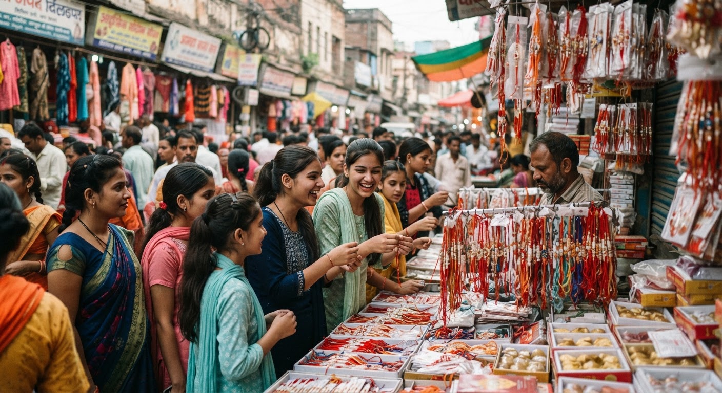 शॉपिंग से गुलजार भागलपुर बाजार, जानिए रक्षाबंधन पर क्या है शुभ मुहूर्त