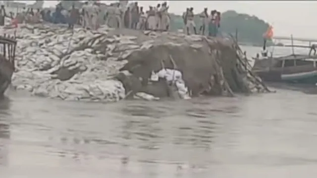 भागलपुर में गंगा का जलस्तर स्थिर, कटाव से फसल और बुनियादी ढांचा खतरे में