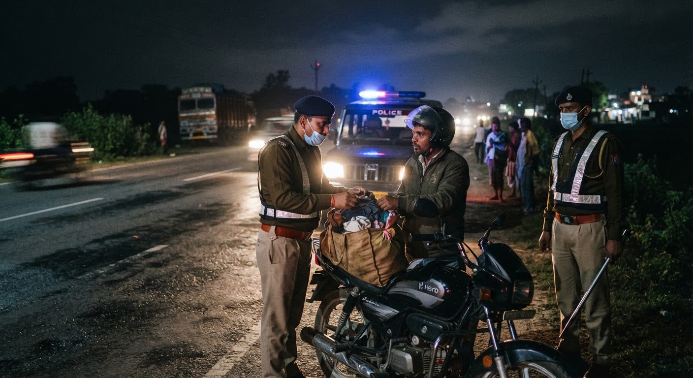 लखीसराय में पुलिस का बड़ा एक्शन! अपराध रोकने के लिए विशेष रोको-टोको अभियान शुरू
