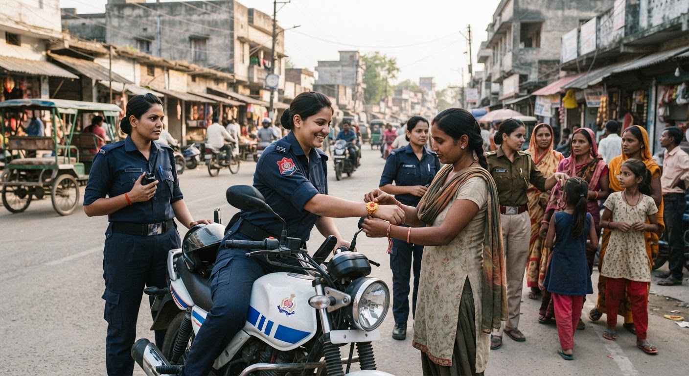 कटिहार पुलिस ने रक्षा बंधन पर महिलाओं की सुरक्षा के लिए 'अभया ब्रिगेड' की शुरुआत की