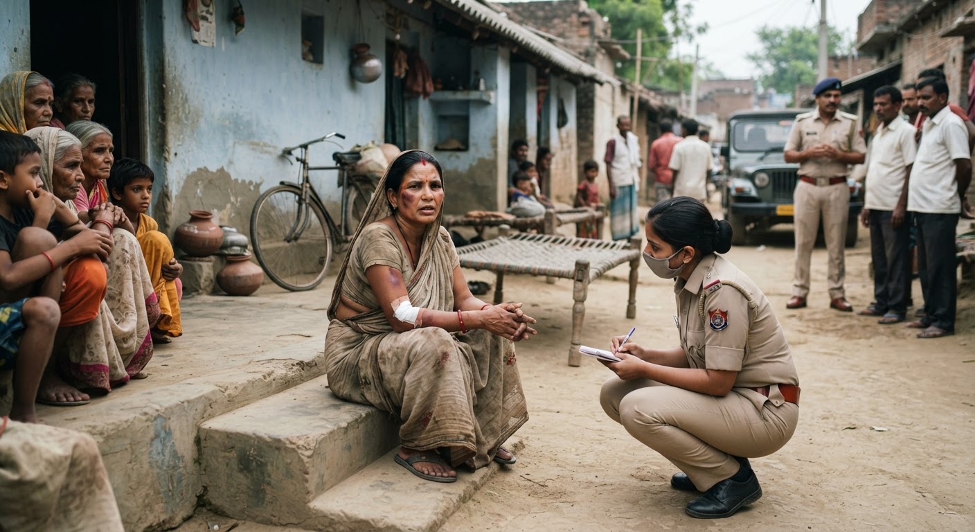 बेलदौर में मुखिया और ग्रामीण के बीच खूनी संघर्ष, मां-बेटी घायल