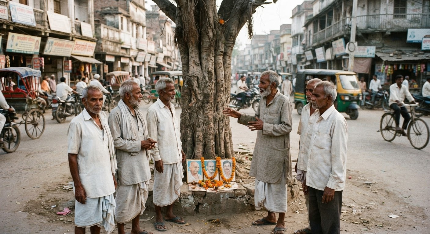 सहरसा के चांदनी चौक पर बने शहीदों का स्मारक