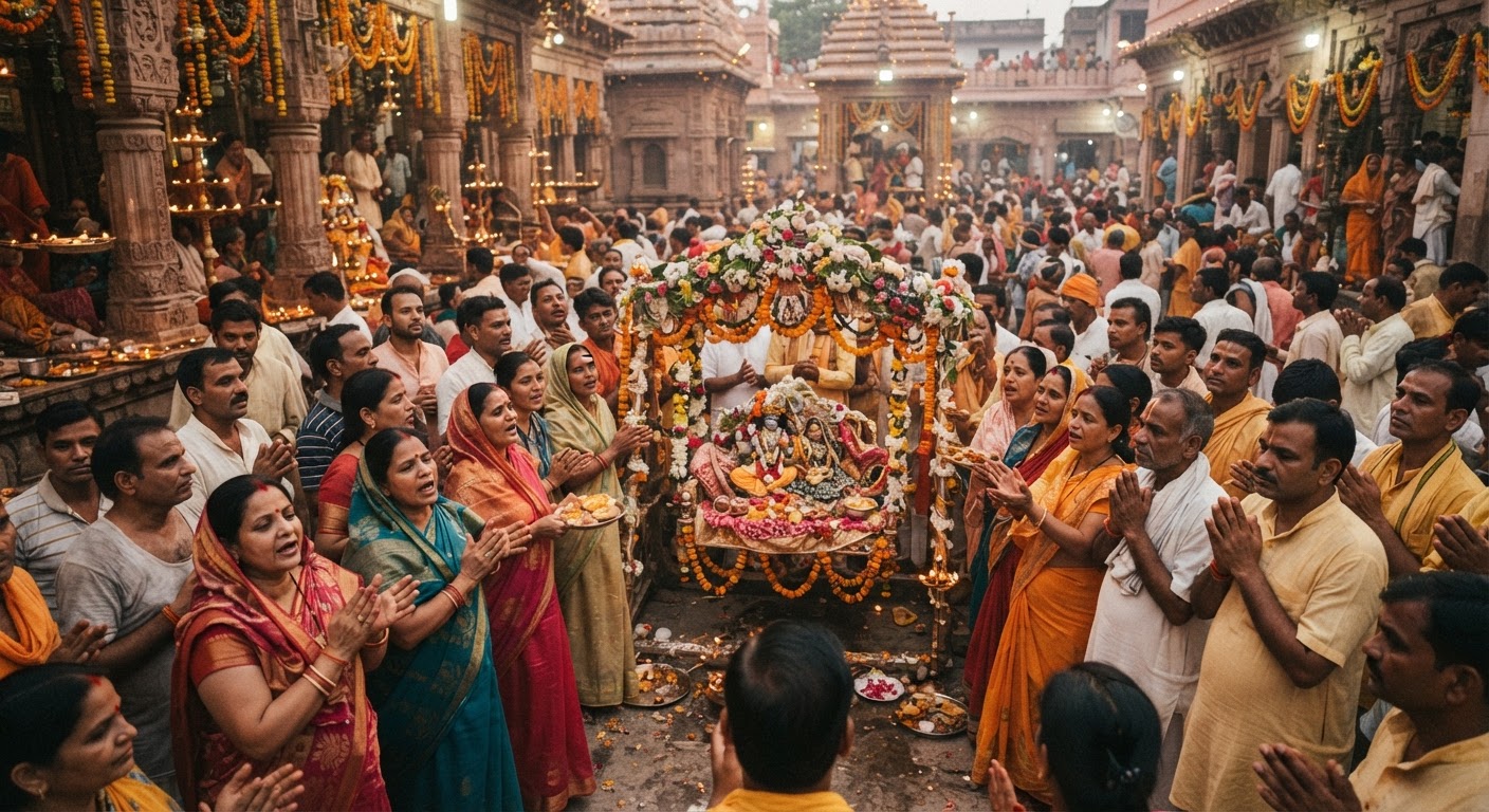 श्रावण पूर्णिमा पर झूलोत्सव समाप्त, भागलपुर के मंदिरों में उमड़े भक्त