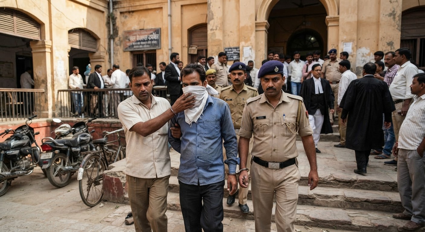 बड़ी खबर: रिटायर्ड शिक्षक हत्याकांड में एक साल से फरार आरोपी ने कोर्ट में किया सरेंडर