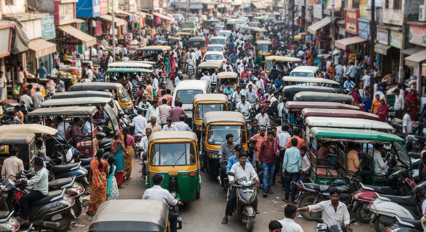 अकबरनगर बाजार में एक घंटे लगा भीषण जाम, जानिए क्यों हुई परेशानी