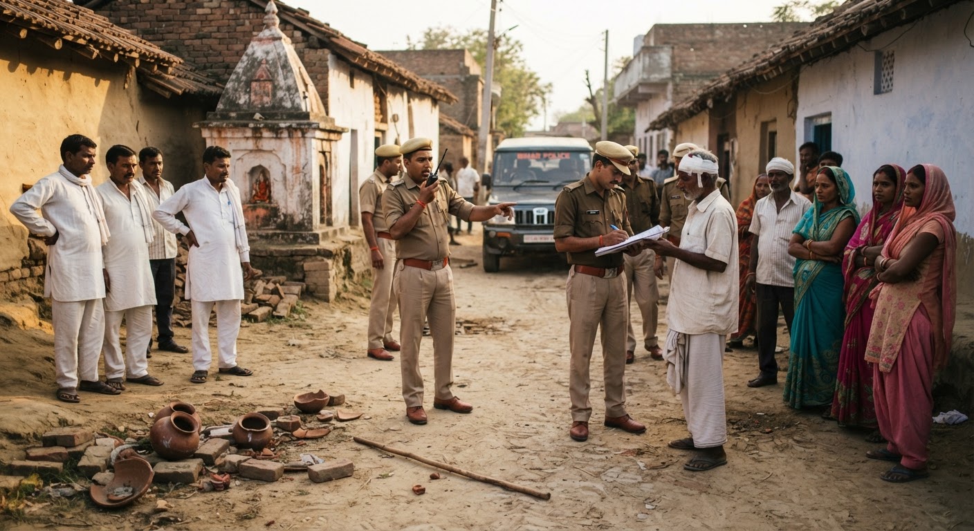 भागलपुर में मामूली बात पर खूनी संघर्ष, छह लोग घायल