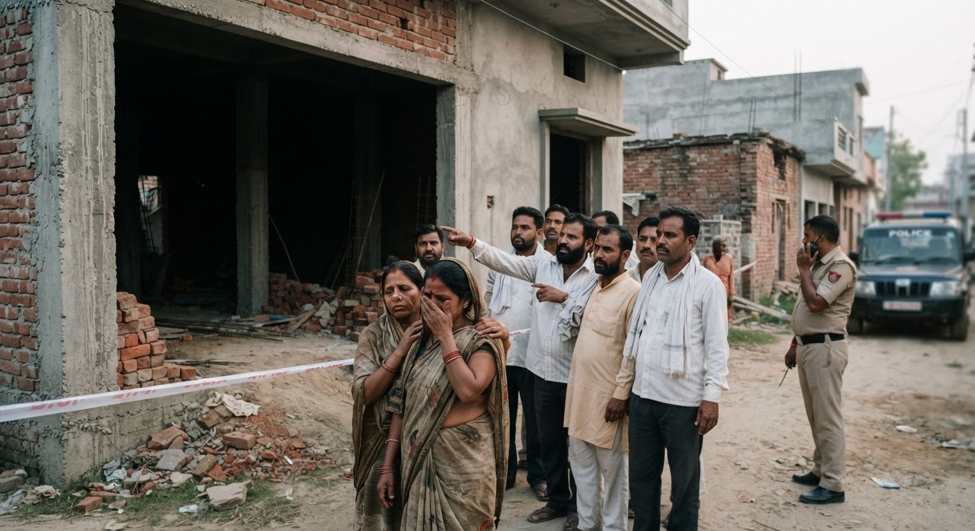 दर्दनाक खबर: जमुई में निर्माणाधीन घर में मिली सात साल की बच्ची की लाश, सनसनी