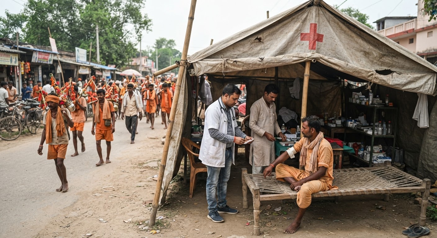 सुल्तानगंज में कांवरियों के लिए मेडिकल कैंप 26 सितंबर तक रहेंगे खुले