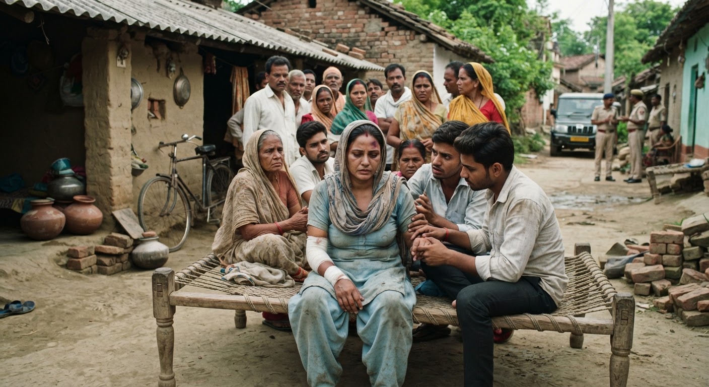 अरेरिया में खूनी संघर्ष, आपसी विवाद में महिला गंभीर रूप से घायल